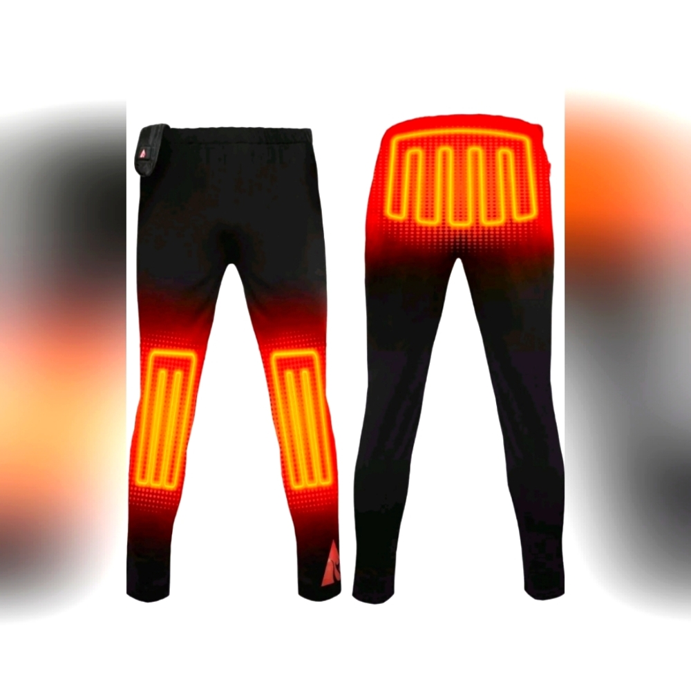 ActionHeat 5V Base Layer Battery Heated Pants for Men w/ 3 Heat Zones
